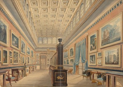 Flaman Resim Galerisi, Thomas Hope Malikanesi, Düşes Sokağı, Portland Place, 1830-51. by Robert William Billings