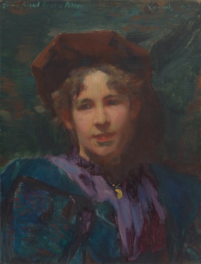Bessie Potter Vonnoh, 1895. by Robert William Vonnoh