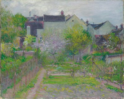 Grez-sur-Loing (tuval üzerine yağlı boya) by Robert William Vonnoh