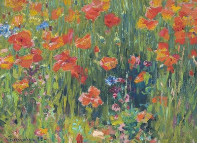 haşhaş. 1888 by Robert William Vonnoh