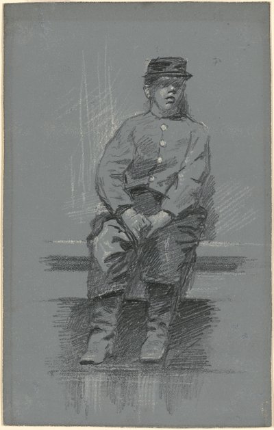 öğrenci by Robert William Vonnoh