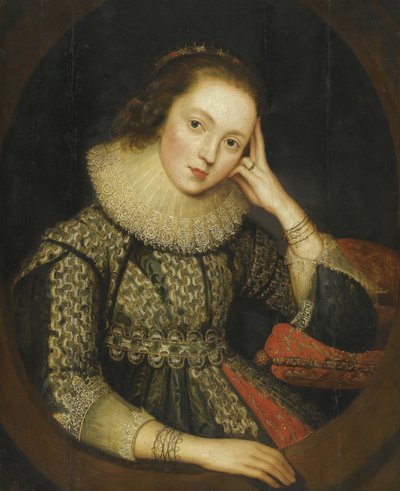 Mary Stuart, İskoç Kraliçesi (tahta üzerine yağlı boya) by Robert the Elder Peake