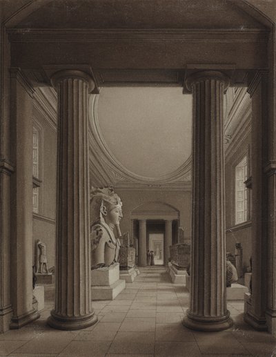 Britanya Müzesi, c.1840 by Robert the Younger Havell