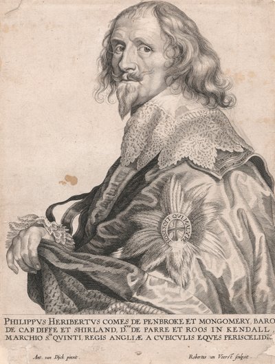 Philip Herbert, Penbroke ve Montgomery Kontu, Cardiff ve Shirland Baronu... by Robert van Voerst