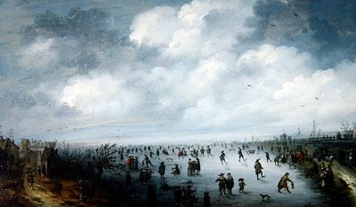 Bir Kış Manzarası by Robert van den Hoecke