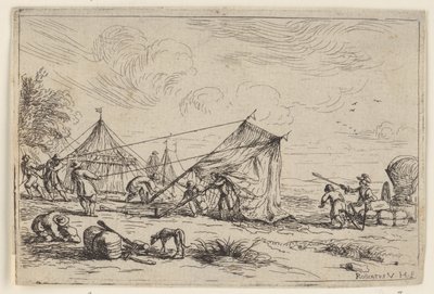 Çadır kurmak Farklı kamplar (dizi başlığı) by Robert van den Hoecke