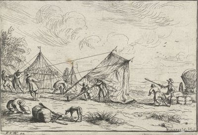 Çadır kurmak Farklı kamplar (dizi başlığı) by Robert van den Hoecke