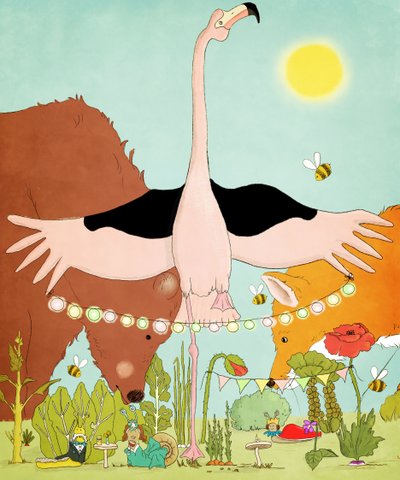 The Garden Party, 2020 (dijital) by Roberta Murray