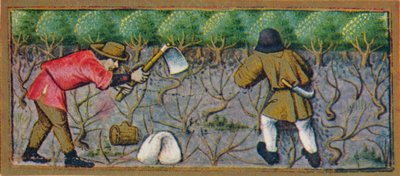 Mart - bağda çalışmak, 15. yüzyıl, 1939. by Robinet Testard