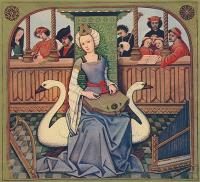 Müzik Alegorisi, c1496-1498, 1939 by Robinet Testard