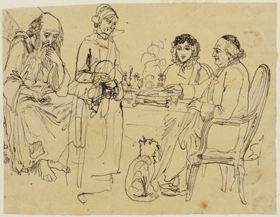 Yoksullara Sadaka by Rodolphe Bresdin