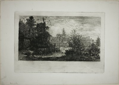 Taş Köprülü Şehir by Rodolphe Bresdin