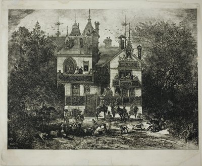 Av için Ayrılış by Rodolphe Bresdin