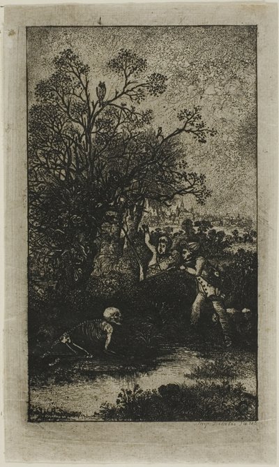 Avcılar Ölümden Şaşırdı by Rodolphe Bresdin