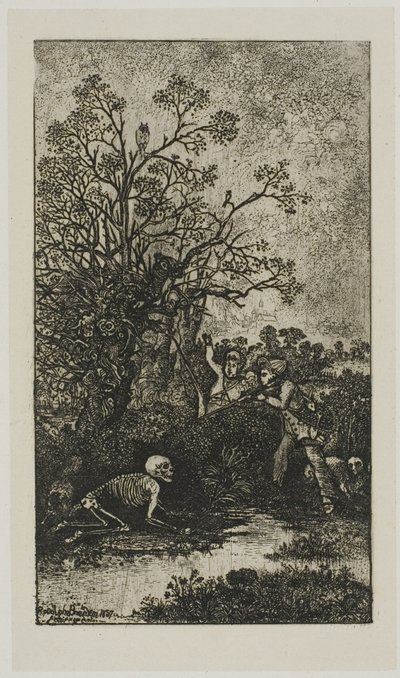 Avcılar Ölümden Şaşırdı by Rodolphe Bresdin