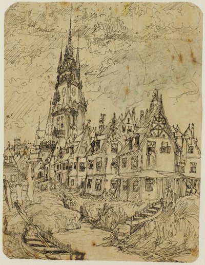 Denizcilik Köyü by Rodolphe Bresdin