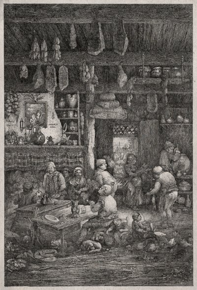 Moldova İçişleri, 1856. by Rodolphe Bresdin