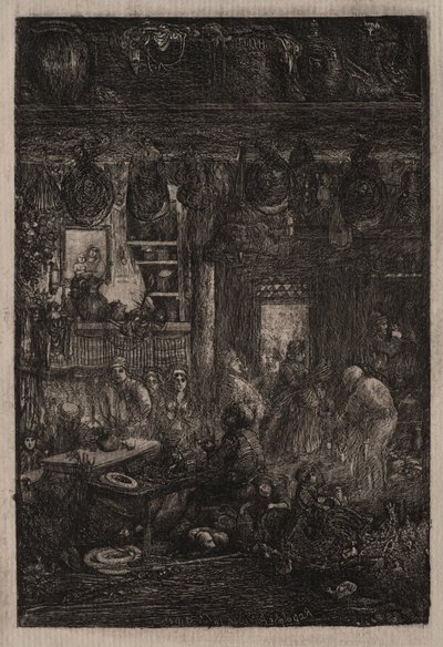 Moldova İçişleri, 1865. by Rodolphe Bresdin