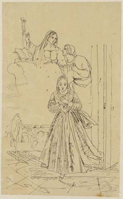 Duaya Sığınmak by Rodolphe Bresdin