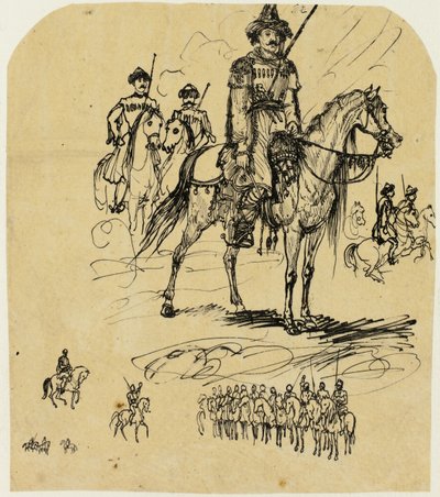 Rus Süvarileri by Rodolphe Bresdin