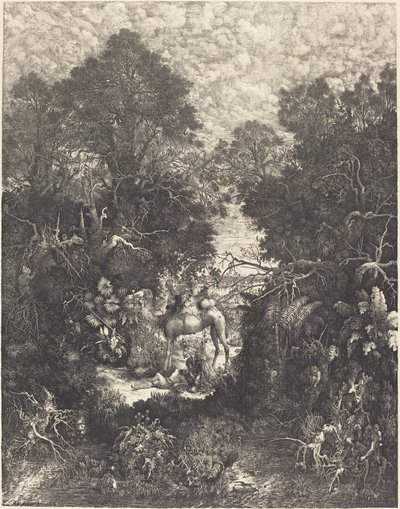 İyi Samiriyeli by Rodolphe Bresdin