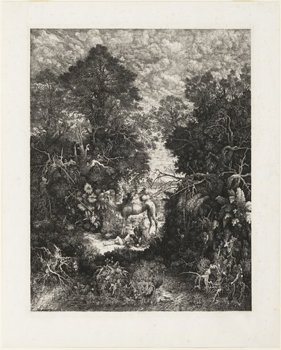 İyi Samiriyeli by Rodolphe Bresdin