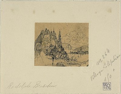Lilliput Köyü by Rodolphe Bresdin
