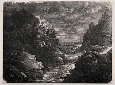 Dağ Çayı by Rodolphe Bresdin