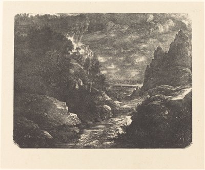 Boğazdaki Dere by Rodolphe Bresdin
