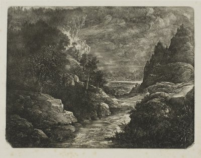 Boğazdaki Dere by Rodolphe Bresdin