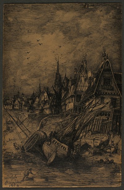 Yıkanmış Gemiler by Rodolphe Bresdin