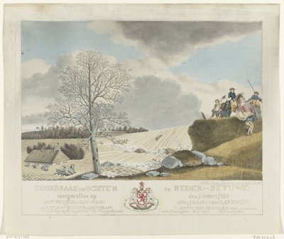 Ochten'de Atılım, 1784 Neder-Betuwe'de Ochten'de Atılım; 1 Aralık'ta meydana geldi: Mart 1784 (nesnedeki başlık) by Roeland van Eynden
