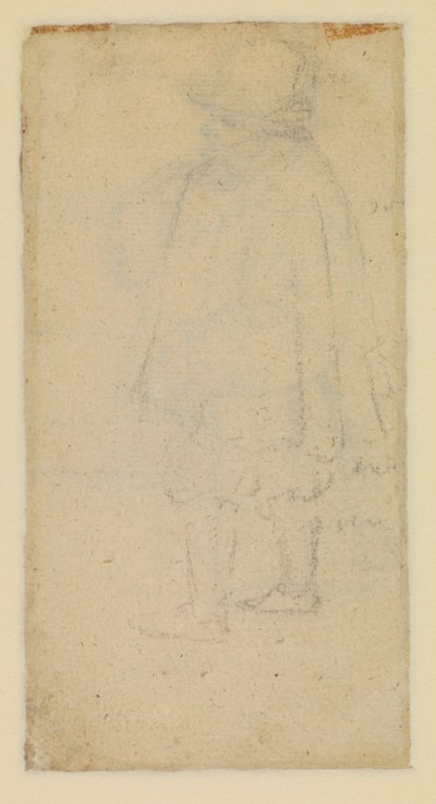 Arkadan görülen adam (verso) by Roelandt Jacobsz and Bruegel Pieter the Elder Savery