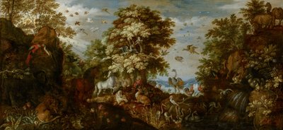 Hayvanları Müziğiyle Büyüleyen Orpheus, 1627 by Roelandt Jacobsz. Savery