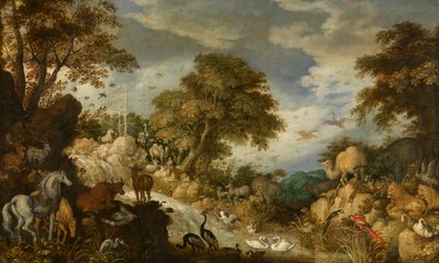 Orpheus ve Hayvanlar (tuval üzerine yağlıboya) by Roelandt Jacobsz. Savery