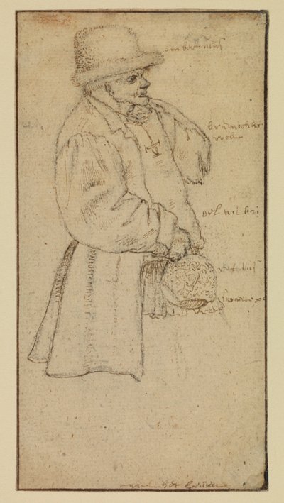 Kavanoz taşıyan köylü, recto, 16. yüzyıl by Roelandt Jacobsz. Savery