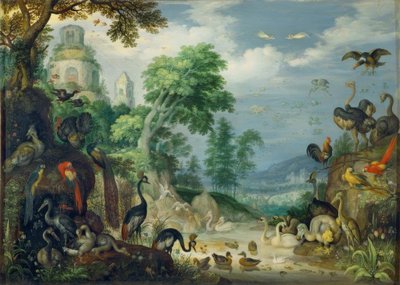 Kuşlar ile manzara by Roelandt Savery