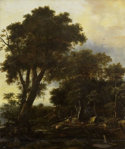 Yalın-to ile orman manzarası by Roelant Roghman