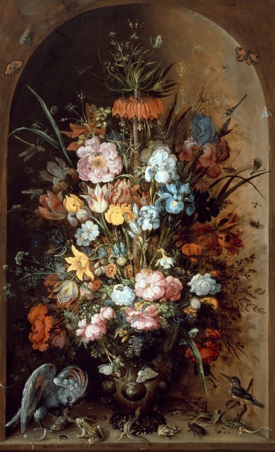 Crown Imperial ile Çiçek Natürmort, 1624 by Roelant Savery