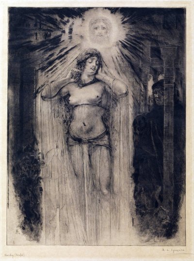 Sembolizm: Kundry, Egusquiza y Barrena, Rogelio de (1845-1915) by Rogelio Egusquiza