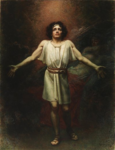 Sembolizm: Parsifal, Egusquiza y Barrena, Rogelio de (1845-1915) by Rogelio Egusquiza