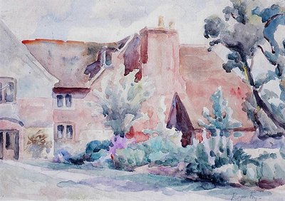 Chilling, c.1917 (kağıt üzerine suluboya) by Roger Eliot Fry