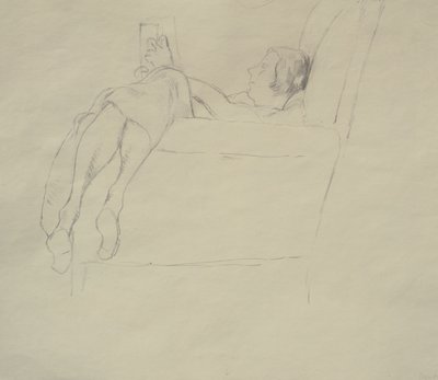 Nina Hamnett Okuma, c.1917 by Roger Eliot Fry