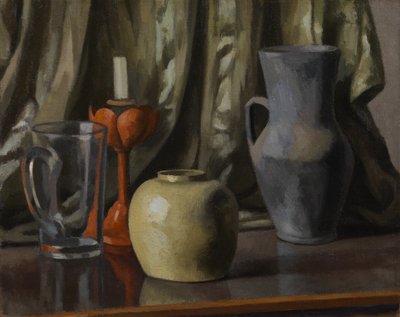 Mum ve Toprak Kaplı Natürmort by Roger Eliot Fry