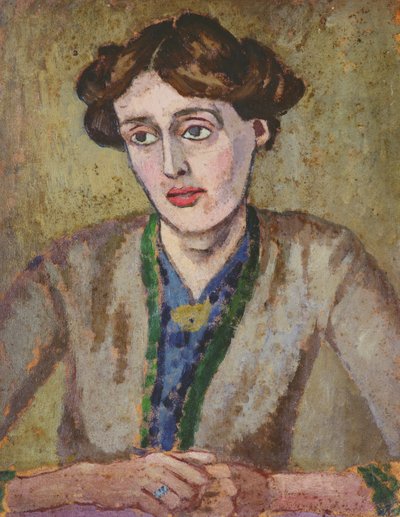 Virginia Woolf (1882-1941) (gemideki yağ) by Roger Eliot Fry