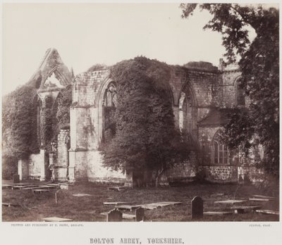 Bolton Abbey, Yorkshire, 1857 dolayları (albüm baskısı) by Roger Fenton