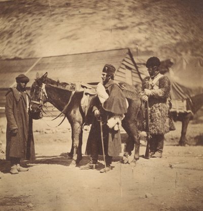 Koruma Muhafızlarından Yüzbaşı Burnaby, 1855. by Roger Fenton