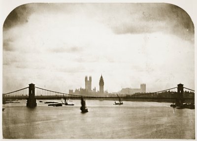 Parlamento Binaları yapım aşamasında, Londra, c.1858 by Roger Fenton