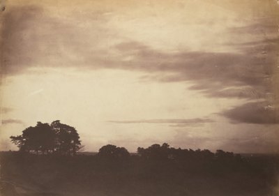 Bulutlu Manzara, muhtemelen 1856. by Roger Fenton