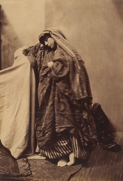 Bir Kadının Oryantalist Çalışması, 1858. by Roger Fenton